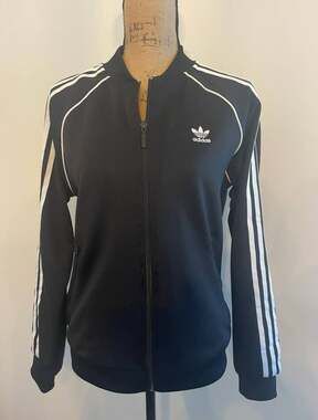 Adidas Original Black Track Jacket Size Medium